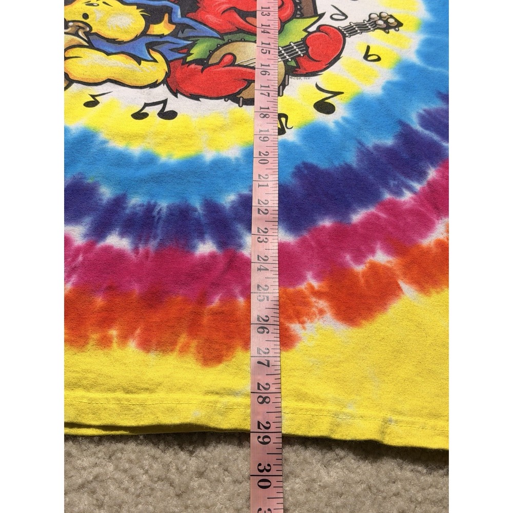 Grateful Dead Big River Jamboree Liquid Blue Tie Dye T Shirt XL Bears GDP - Picture 6 of 8